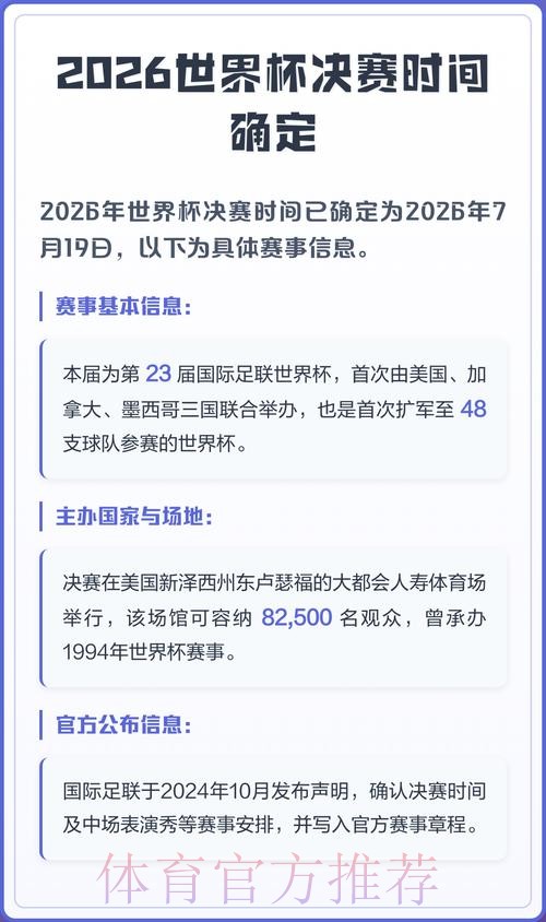 2026世界杯决赛直播全程解析 2026世界杯决赛直播全程解析